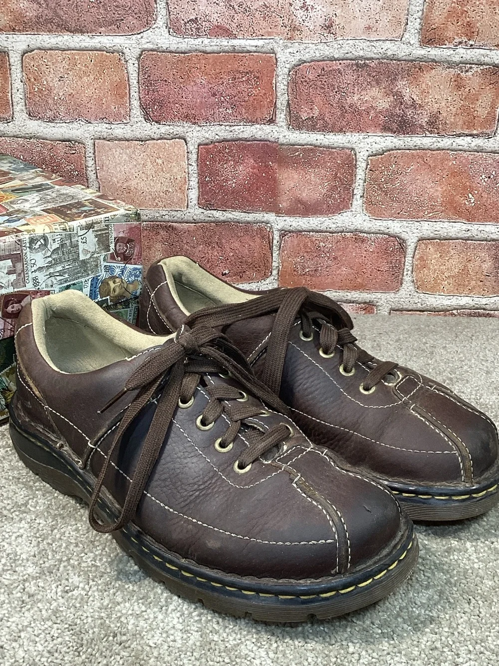 Dr Martens Vintage 11199 brown leather Oxfords men’s size 8 women’s size 9